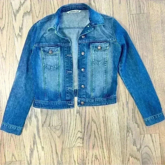 Mavi Women’s Catherine Slim Western Denim Blue Jean Jacket Size Medium - Picture 7 of 12